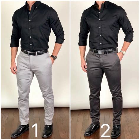 Chris Mehan su Instagram: "Which color pants do you like better with this black shirt 🤔 Light ...