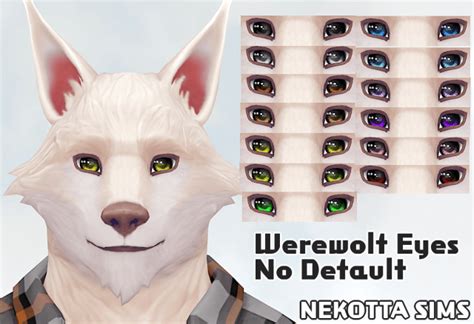 werewolf eyes02 NO DEFAULT | The Sims Book