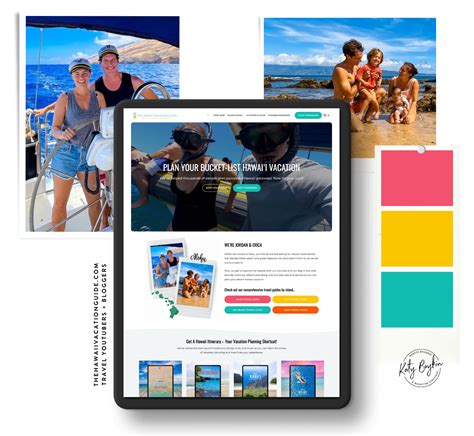 Travel Blog Design For The Hawaii Vacation Guide - Katy Boykin