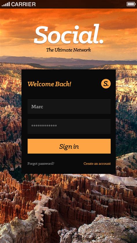 Sign In / Login UI Designs | | Graphic Design Junction