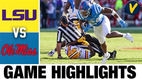 LSU vs #12 Ole Miss | College Football Highlights