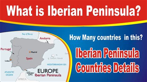 What is Iberian Peninsula? - Its countries with full Details by Edu 4U - YouTube