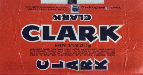 Clark Bar (History, FAQ, Pictures & Commercials) - Snack History