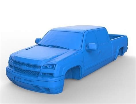 CHEVROLET SILVERADO STL FILE 3D model 3D printable | CGTrader