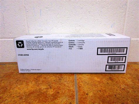 HP 312X CF380X Black Toner Print Cartridge Sealed | eBay