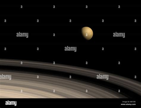 Titan moon of saturn hi-res stock photography and images - Alamy