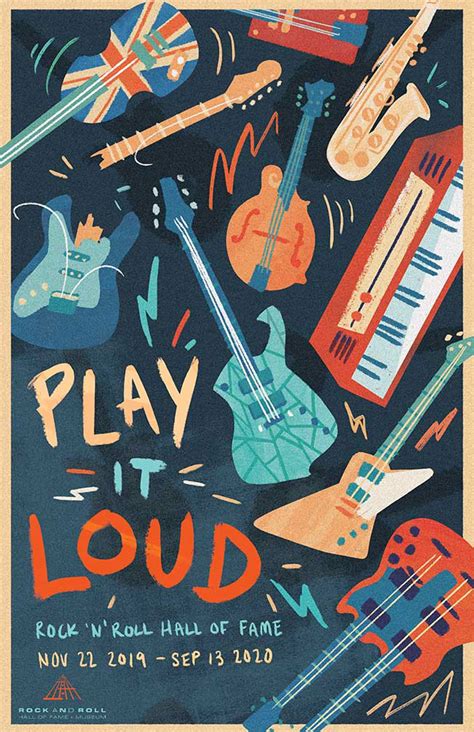 PLAY IT LOUD POSTER on Behance