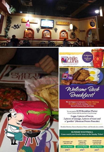 Valle Luna, 3336 W Bell Rd in Phoenix - Restaurant menu and reviews