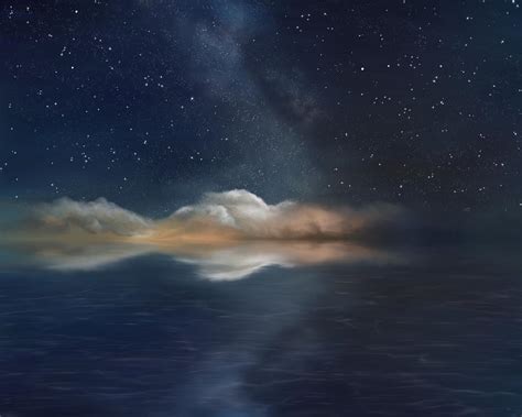 A Midnight Sky Painting by Mark Taylor | Pixels