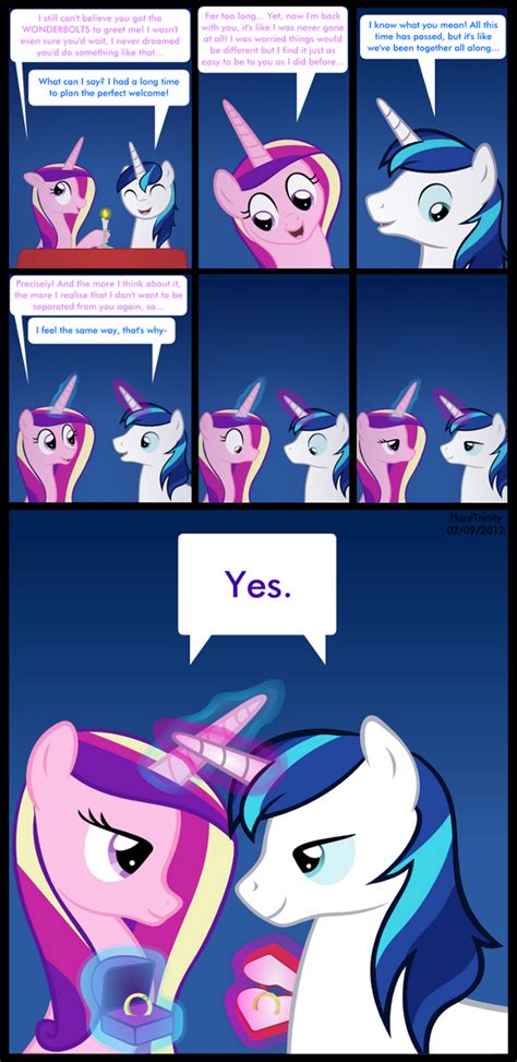 Cadence and Shining Armor - End by HareTrinity on DeviantArt