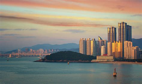 Busan haeundae beach Photograph by Anek Suwannaphoom