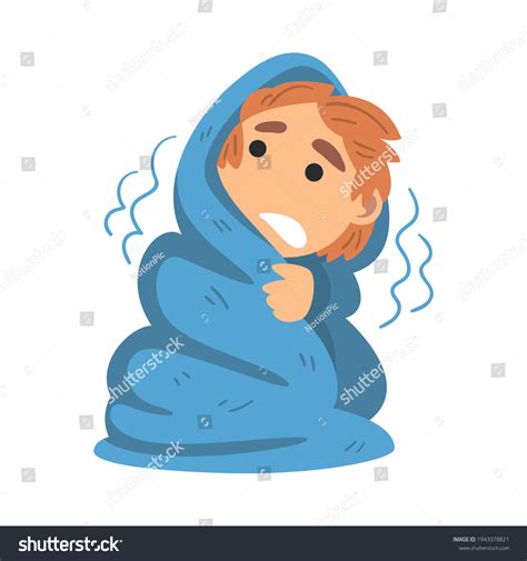 Little Fearful Boy Covered Blanket Trembling Stock Vector (Royalty Free) 1943378821 | Shutterstock