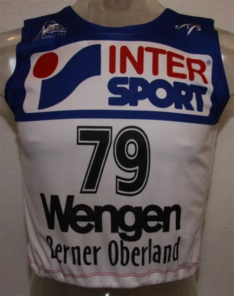 STARTNUMMER LEIBCHEN BIB FIS Ski Alpin World Cup Dossard Wengen Berner Oberland EUR 199,99 ...