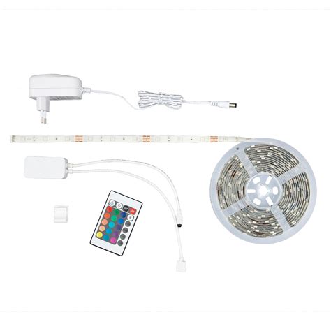 RGB LED strip WiFi, 500 cm, with remote control | Lights.co.uk