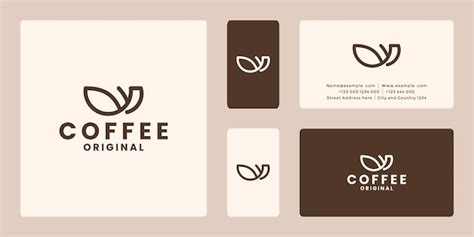 Premium Vector | Minimalist original coffee logo design for cafe shop market