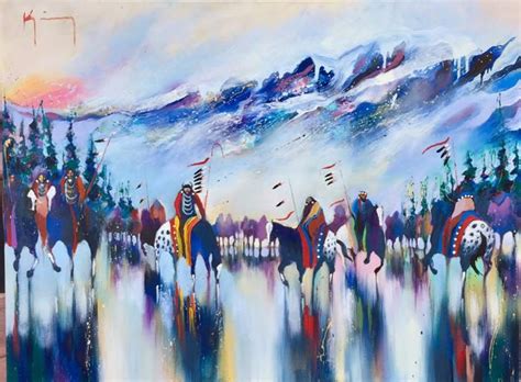 In to the Timberline by Bruce King kp | Painting, Abstract artwork, Art