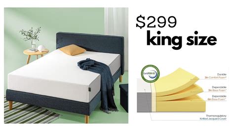 Zinus King Size Mattress $299 Shipped! :: Southern Savers