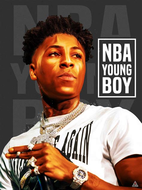 NBA Youngboy Poster Never Broke Again Wall Art Print 18x24 - Etsy