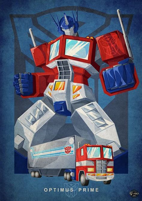 Optimus Prime Art Print | PosterSpy