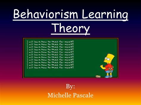 Behaviorism learning theory | Learning theory, Learning, Instructional design