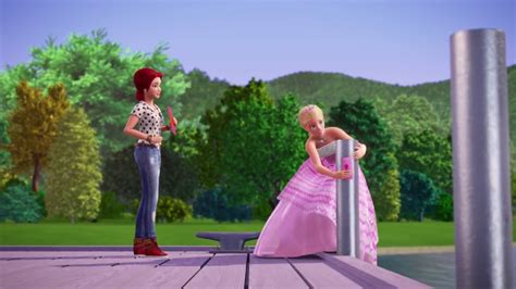 Princess Courtney going to Camp - Screencaps - Barbie in Rock N' Royals ...