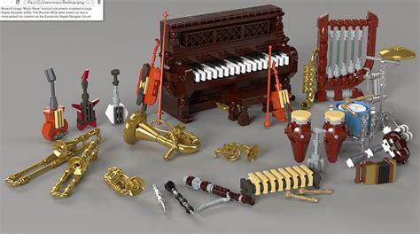 Bonesiii's instruments by Just-a-man | Lego furniture, Lego pictures, Lego