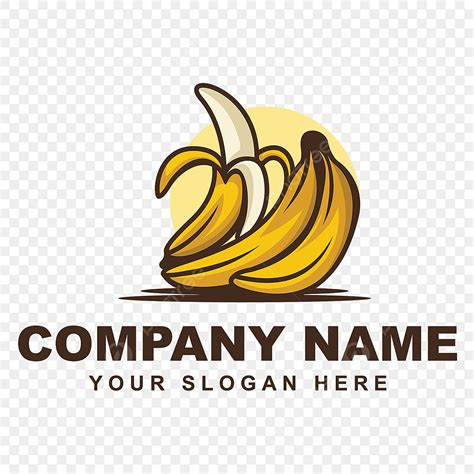 Banana Design Vector PNG Images, Banana Logo Illustration Design ...