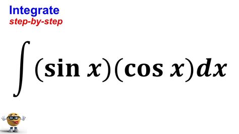 Integral of sinx cosx 💪 - YouTube