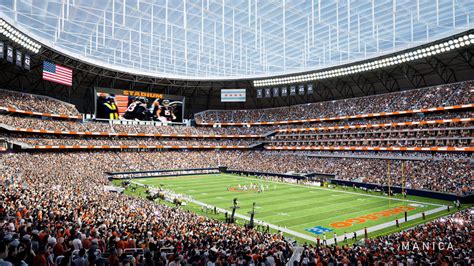 Bears unveil plans for new stadium near Soldier Field, will include ...