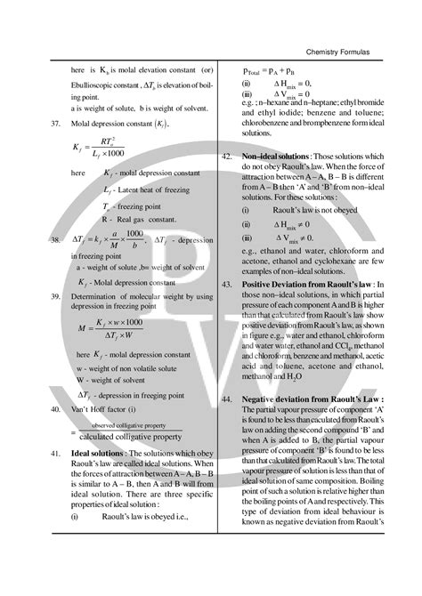 Formula of class 12 chapter liquid solutions pw – Artofit