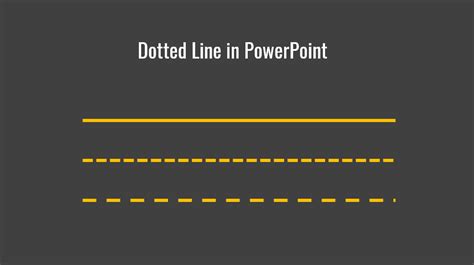 How to Add a Dotted Line in PowerPoint