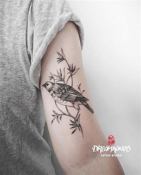 First Tattoo! Tui with Bird of Paradise flowers done by Nancy Xing at Dreamhands Auckland NZ ...