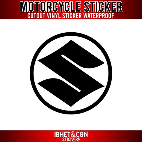 Sticker SUZUKI Logo (3x3inches) Motorcycle Sticker Vinyl Waterproof | Lazada PH