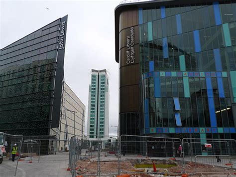 Cardiff Central Library, The Hayes, Cardiff, Wales - photos, feature and history