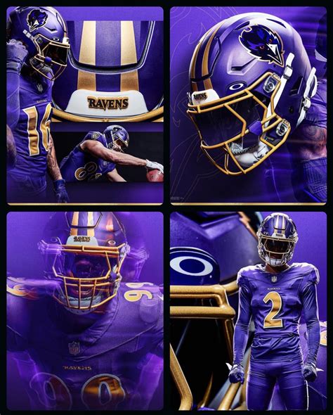 Baltimore Ravens Unveil Alternate Matte Purple Helmets To Be Worn This ...