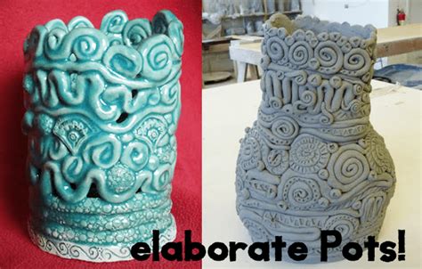 Elaborate coil pots Clay Projects For Kids, Cool Art Projects, Diy ...