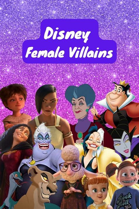 Disney Female Characters Villains – NBKomputer