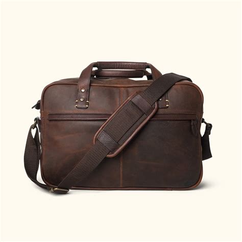 Walker Leather Pilot Bag - Vintage Oak | Buffalo Jackson