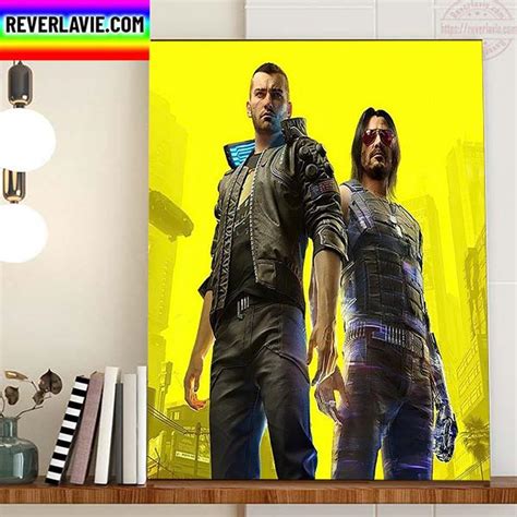 Cyberpunk 2077 X Keanu Reeves Home Decor Poster Canvas - REVER LAVIE