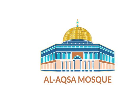 Al-Aqsa Mosque Vector by JABED | Digital Marketer | SEO Expert ...