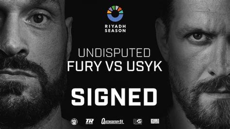 Tyson Fury v Oleksandr Usyk: Undisputed Fight Signed, To Take Place in ...