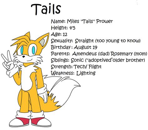 Tails the fox by Sir-Leximillion on DeviantArt