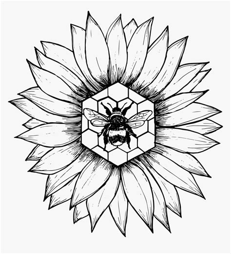 a sunflower with a bee on it