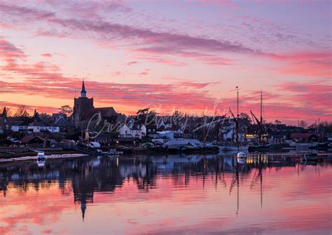 Maldon Hythe Quay, big sky sunset - Crisp Photography