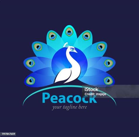 Peacock Symbol Stock Illustration - Download Image Now - Advertisement, Animal, Animal Body Part ...