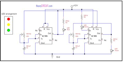 Traffic Lights Circuit Design Using Logic Gates » Schema Digital