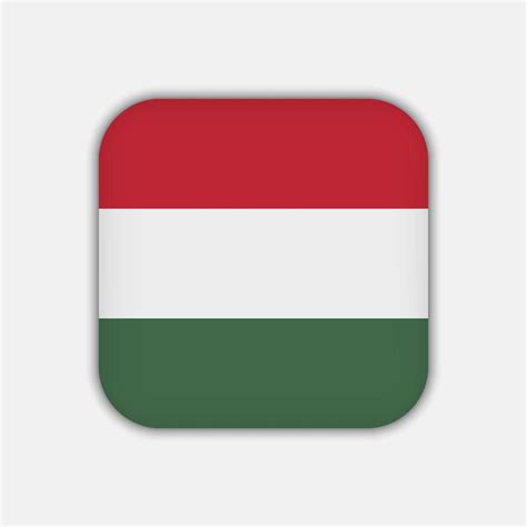 Hungary flag, official colors. Vector illustration. 10794297 Vector Art at Vecteezy