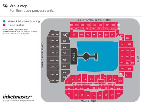 Taylor Swift Eras Tour Anfield Stadium seating plan for 2024 Liverpool shows - Wales Online