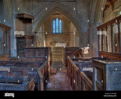 Inglesham, St John the Baptist, Church, Interior Stock Photo - Alamy