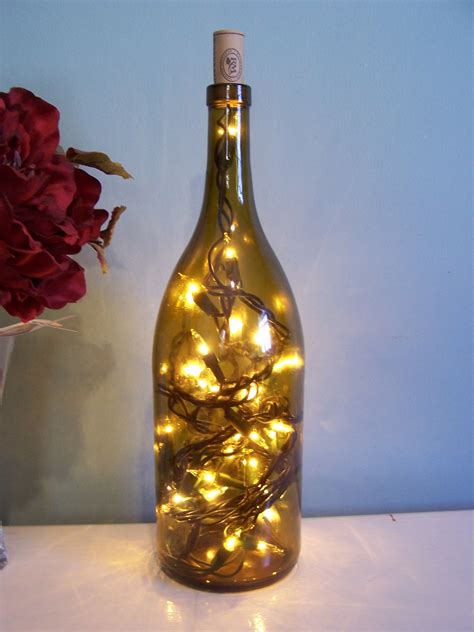 Nitty Gritty Pretty: Wine Bottle Lamp